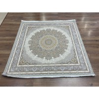 Иранский ковер Shahname 1200 407 Серый квадрат
